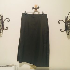 Ann Taylor Cotton Silk Blend Skirt